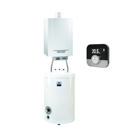 DE DIETRICH Kocioł gazowy MCR3 1-funkcyjny - 24 kW + wymiennik cwu 100l + Smart TC