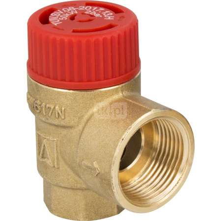 AFRISO Zawór bezpieczeństwa CO 1/2 - 1,5 bar