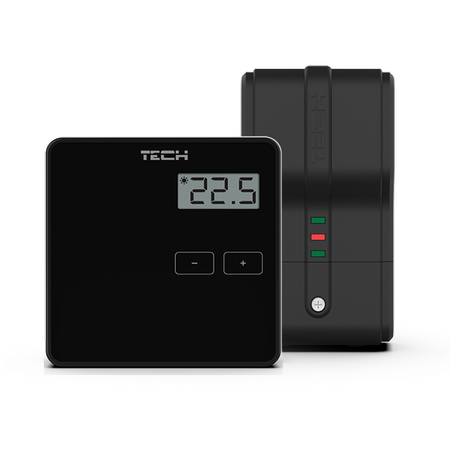 TECH REGULATOR POKOJOWY ST-294 V2 BEZPRZEWODOWY CZARNY