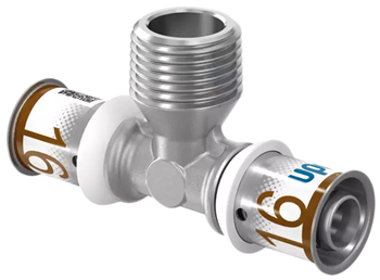 UPONOR S-Press trójnik GZ - 16x1/2