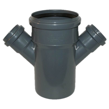 Czwórnik redukcyjny kanalizacyjny 45° 110x50 mm