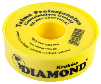 Taśma teflonowa profesjonalna - 15 mb