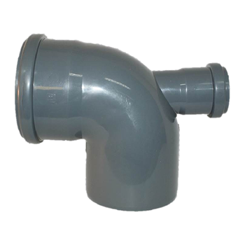 LEWY Trójnik kolanowy kanalizacyjny lewy 90° 110x50x110