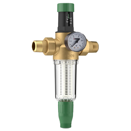 HERZ Reduktor ciśnienia z długim filtrem DN20 - 3/4