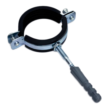 Uchwyt z gumą pojedyńczy DN 10 - 3/8