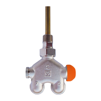 HERZ Zawór czterodrogowy VUA-40 kątowy