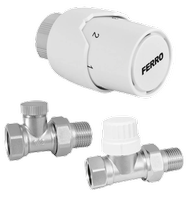FERRO Zestaw termostatyczny 3-elementowy - prosty