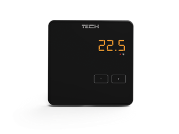 TECH REGULATOR POKOJOWY R-8Z BEZPRZEWODOWY CZARNY