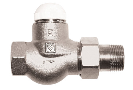 HERZ Zawór termostatyczny TS-E zwiększony przepływ 1/2 prosty