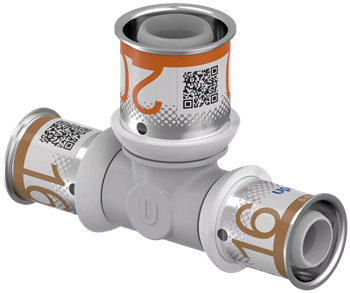 UPONOR S-Press trójnik redukcyjny - 16x20x16