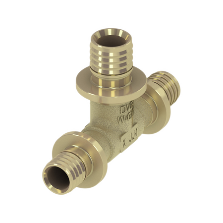 TECE FLEX trójnik redukcyjny mosiądz 32X20X25