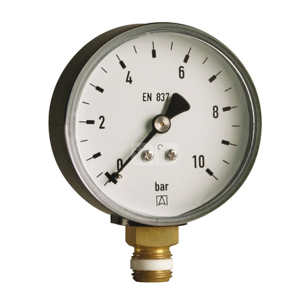 AFRISO Manometr aksjalny / tylni - 10 bar (tarcza 63mm)