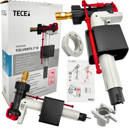 Zawór napełniający uniwersalny do spłuczki WC TECE F10 3/8"