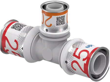 UPONOR S-Press trójnik redukcyjny - 25x20x25