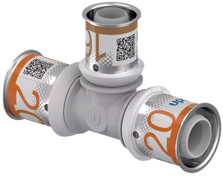 UPONOR S-Press trójnik redukcyjny - 20x16x20