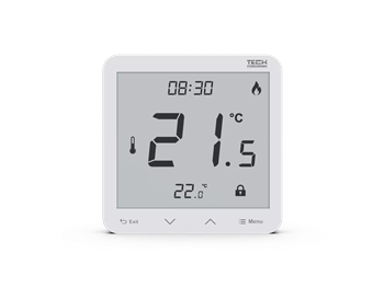 TECH REGULATOR POKOJOWY R-10S PLUS DO LISTWY L-10 BIAŁY