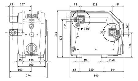 WILO Hydrofor regulujący ciśnienie ISAR BOOST5-E-3