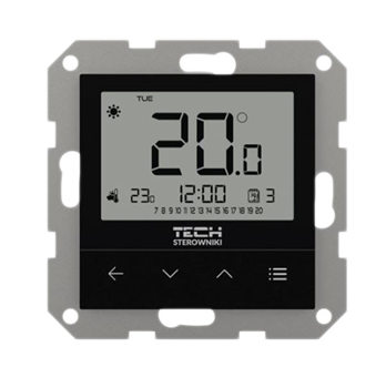 TECH REGULATOR POKOJOWY F-8Z BEZPRZEWODOWY CZARNY