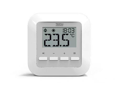 TECH REGULATOR POKOJOWY ST-295 V3 PRZEWODOWY BIAŁY