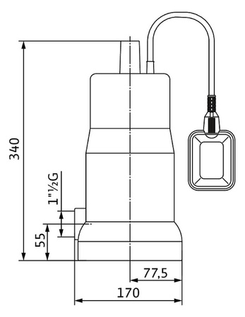 WILO Pompa zanuerzeniowa INITIAL DRAIN 10-7 400V