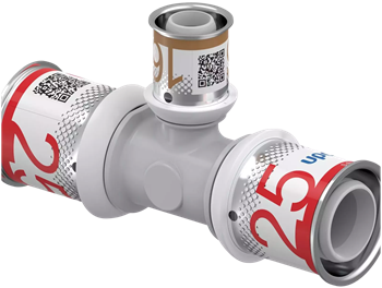 UPONOR S-Press trójnik redukcyjny - 25x16x25