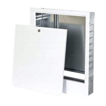 Szafka rozdzielacza podtynkowa P4 - 10 obw. (wys. 66,5 / szer. 76 / gł. 17,5cm)