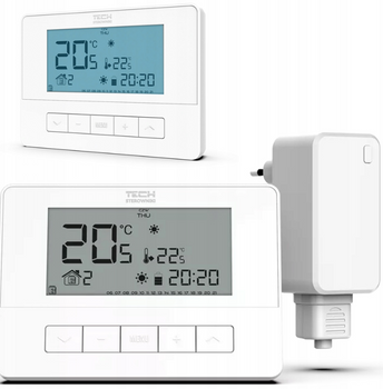 TECH Regulator pokojowy bezprzewodowy T-4.2 - biały
