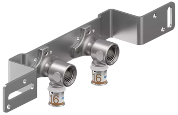 UPONOR S-Press płytka montażowa kątowa z kolanami -  8cm