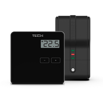 TECH REGULATOR POKOJOWY ST-294 V2 BEZPRZEWODOWY CZARNY