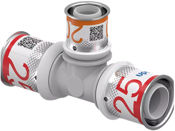 UPONOR S-Press trójnik redukcyjny - 25x20x25