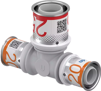 UPONOR S-Press trójnik redukcyjny - 20x25x20